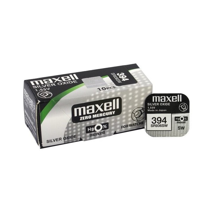 Bateria srebrowa mini Maxell 394 / 380 / SR 936 SW / G9