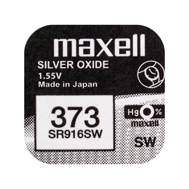 bateria srebrowa mini Maxell 373 / SR 916 SW