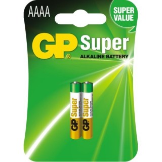 Bateria GP Super AAAA / LR61 / 25A / LR8D425 / MN2500 / MX2500 / E96 | EAN: 4891199058615