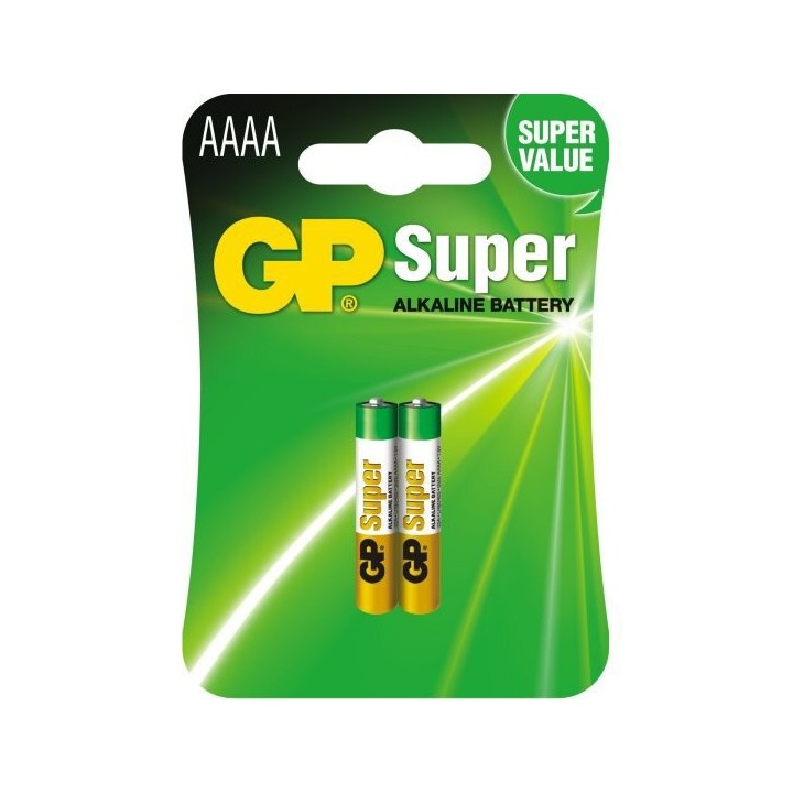 Bateria GP Super AAAA / LR61 / 25A / LR8D425 / MN2500 / MX2500 / E96 | EAN: 4891199058615