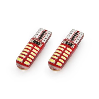 LED VERTEX CANBUS 24SMD 3014 T10e (W5W) SILCA White 12V