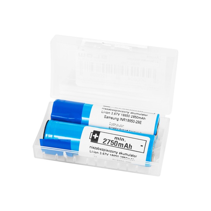 AKUMULATOR SAMSUNG 18650 2750mAh 3,7V z blaszkami