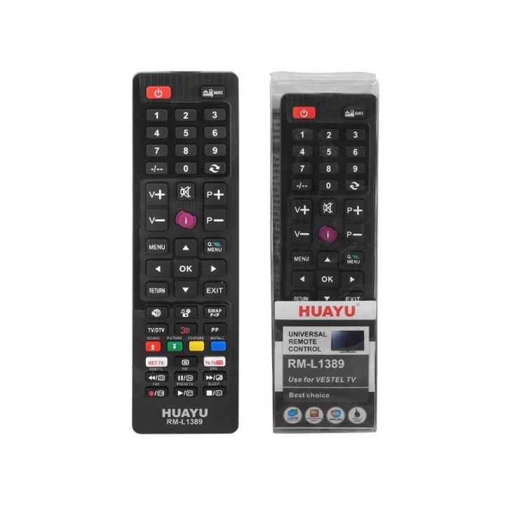 Pilot do VESTEL TV LCD/LED RM-L1389 SMART, NETFLIX, YOUTUBE.