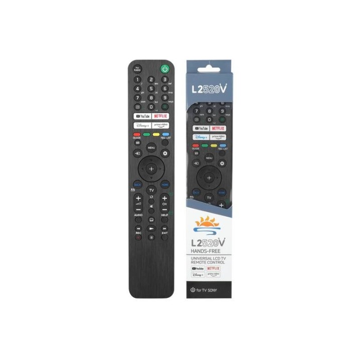 PILOT do TV LCD SONY RM-L2520V Youtube ,Netflix, Disney ,Prime Video