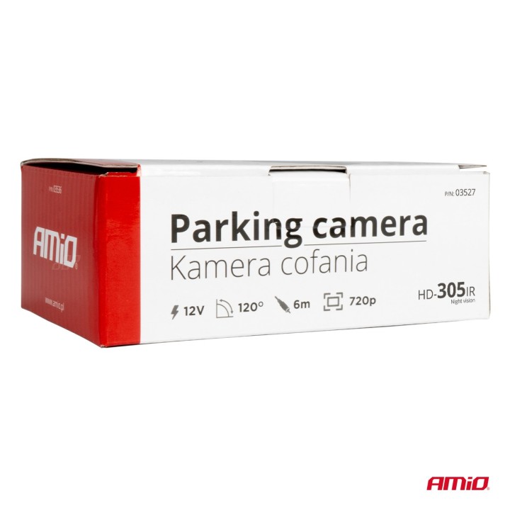 Kamera cofania parkowania HD-305 IR 12v 720p AMIO-03527