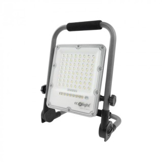 NAŚWIETLACZ ROBOCZY LED Z AKUMULATOREM 30W 5000K