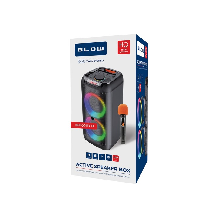 Głośnik Bluetooth kolumna BLOW Infinity 8"