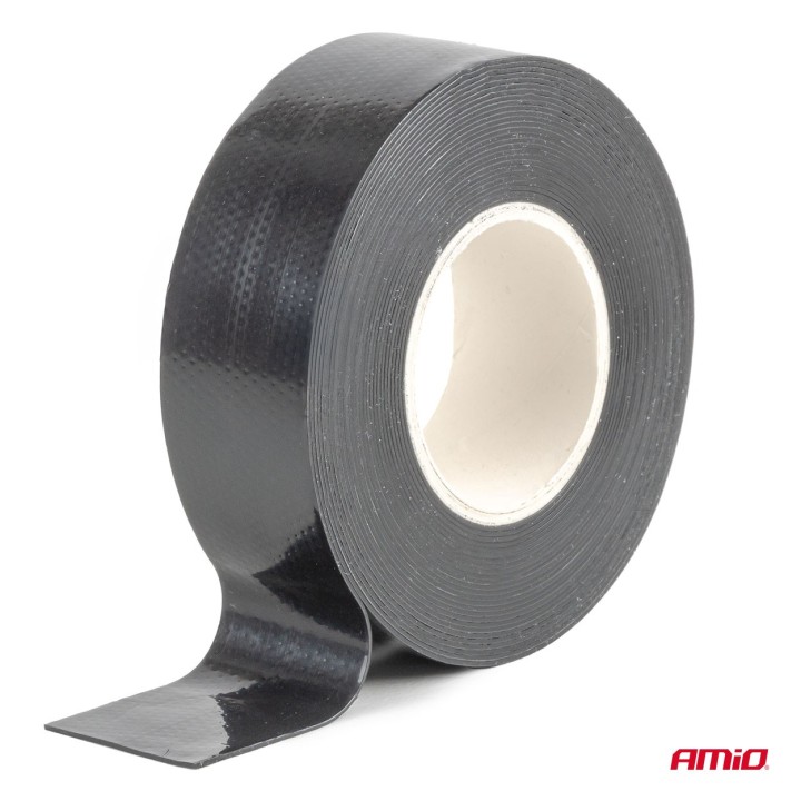 Taśma samowulkanizująca czarna 25mm x 5m x 0.5mm AMIO-04855
