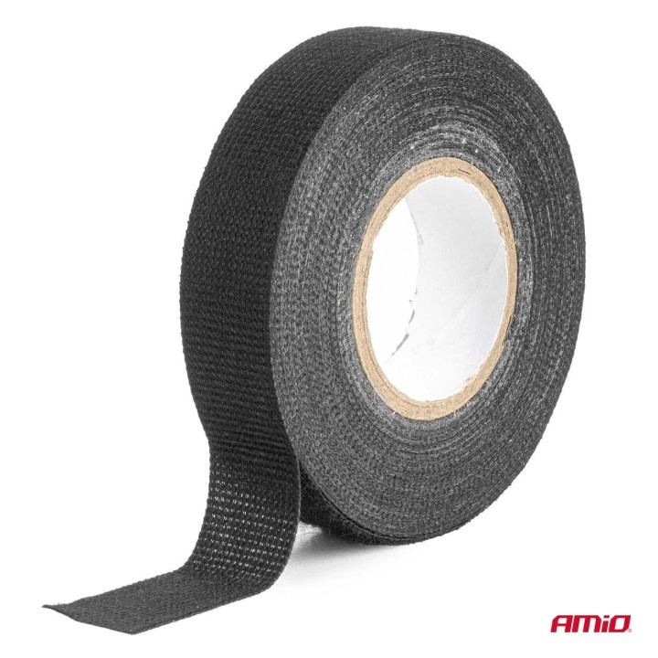 Taśma samowulkanizująca czarna 25mm x 5m x 0.5mm AMIO-04855