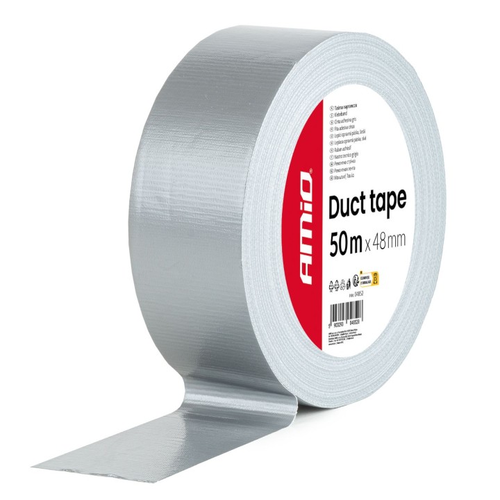 Taśma techniczna szara 48mm x 50m x 0,19mm AMIO-04852