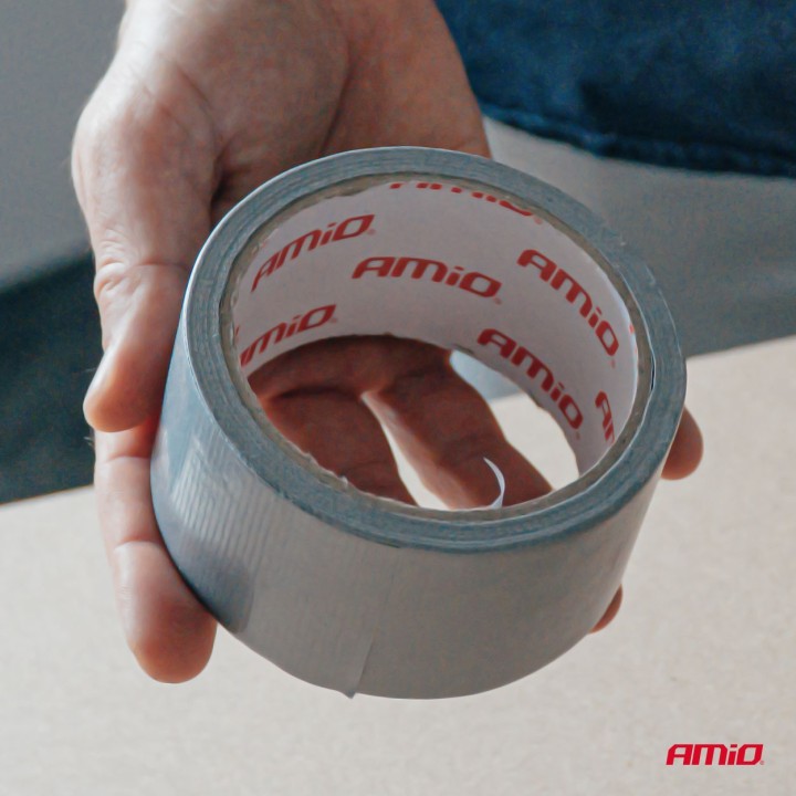 Taśma techniczna szara 48mm x 15m x 0,19mm AMIO-04851
