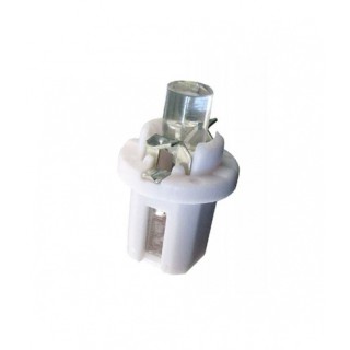 Żarówka samochodowa 12V B8.5d -1LED biała (płaska)
