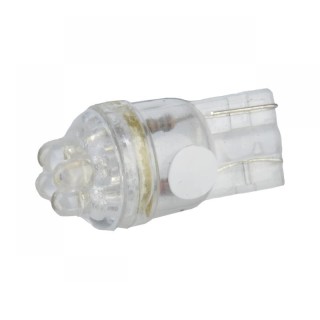 Żarówka samochodowa 12V T10-4LED biał