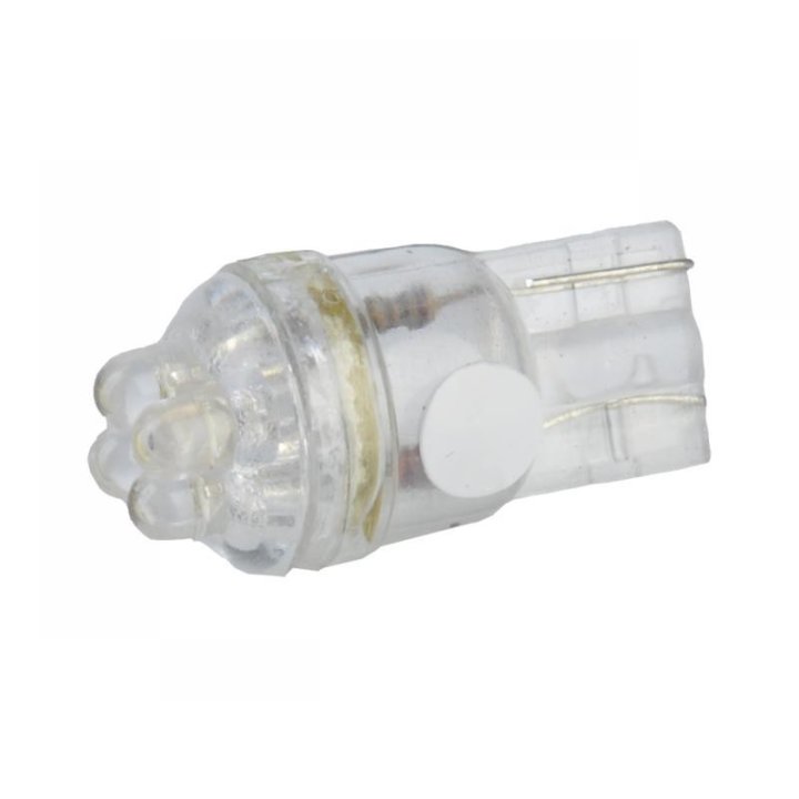 Żarówka samochodowa 12V T10-4LED biał