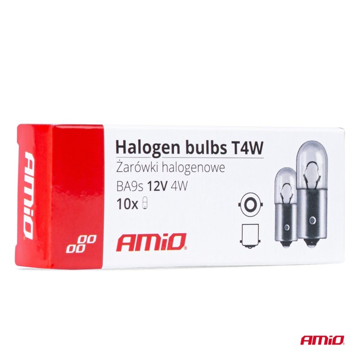 Żarówki halogenowe T4W 12V 4W BA9S