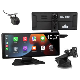 Stacja Multimedialna Bezprzewodowy CarPlay5.0 BLOW z wideorejestratorem i kamerą cofania