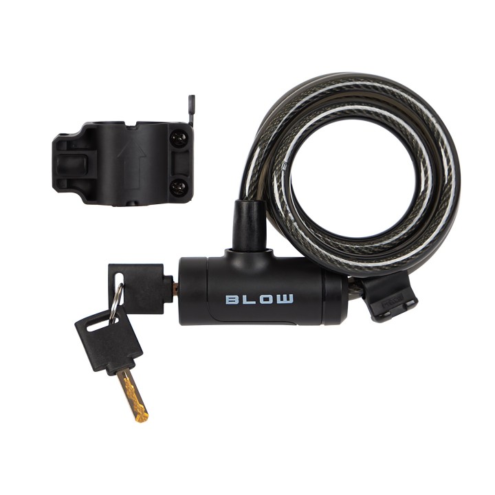 Blokada rowerowa linka 1m+2 kluczyki BLOW