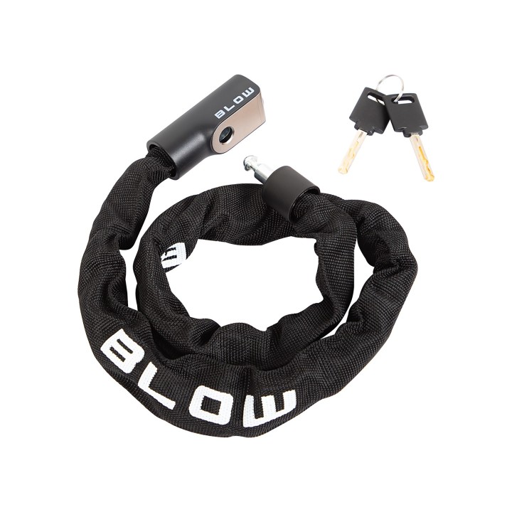 Blokada rowerowa łańcuch 90cm+2 kluczyki BLOW