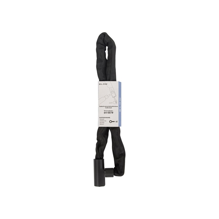 Blokada rowerowa łańcuch 90cm+2 kluczyki BLOW