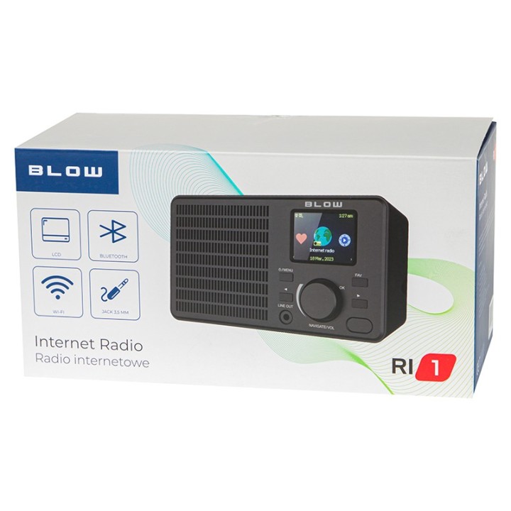 Radio przenośne internetowe BLOW RI1