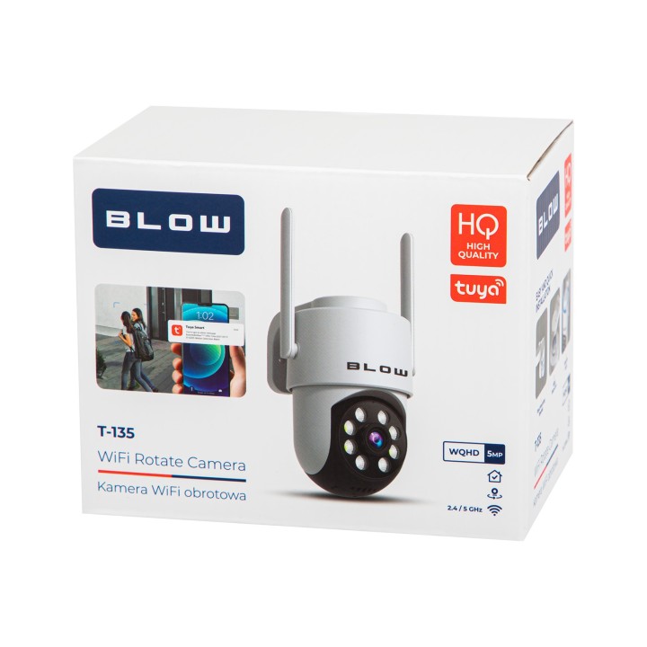 Kamera BLOW WiFi 5MP T-135 Tuya obrotowa