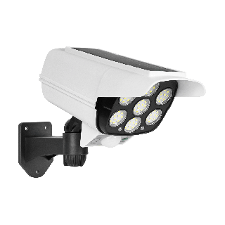 Lampa solarna - atrapa kamery monitoringowej