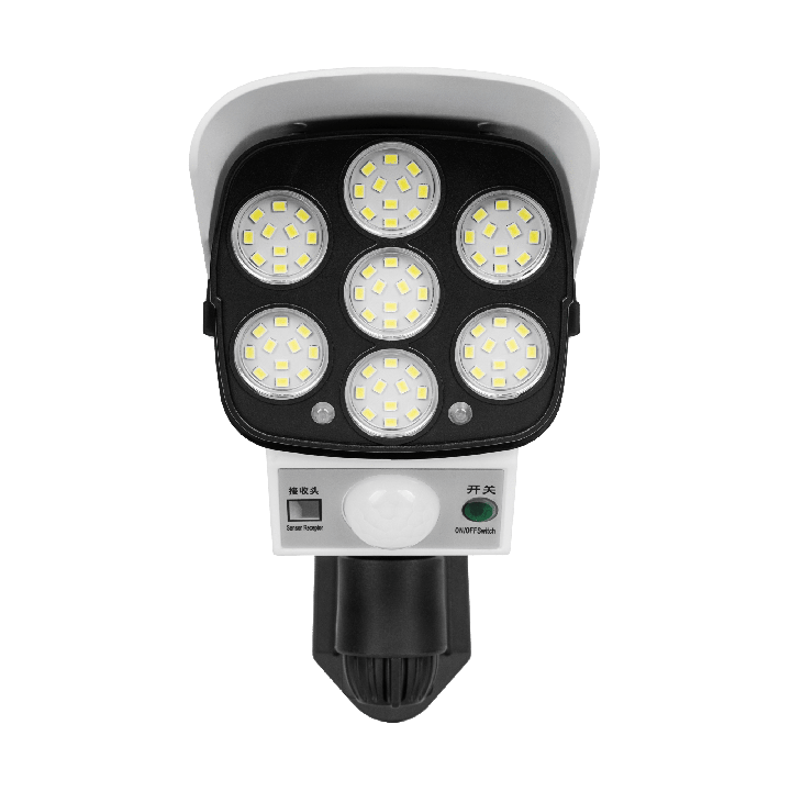 Lampa solarna - atrapa kamery monitoringowej