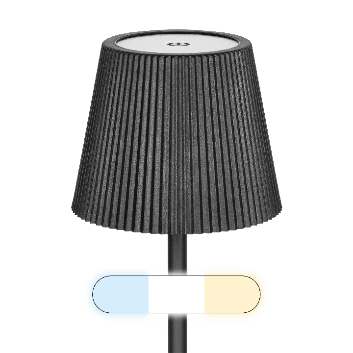 Lampka stołowa biurkowa LED dotykowa Rebel czarna