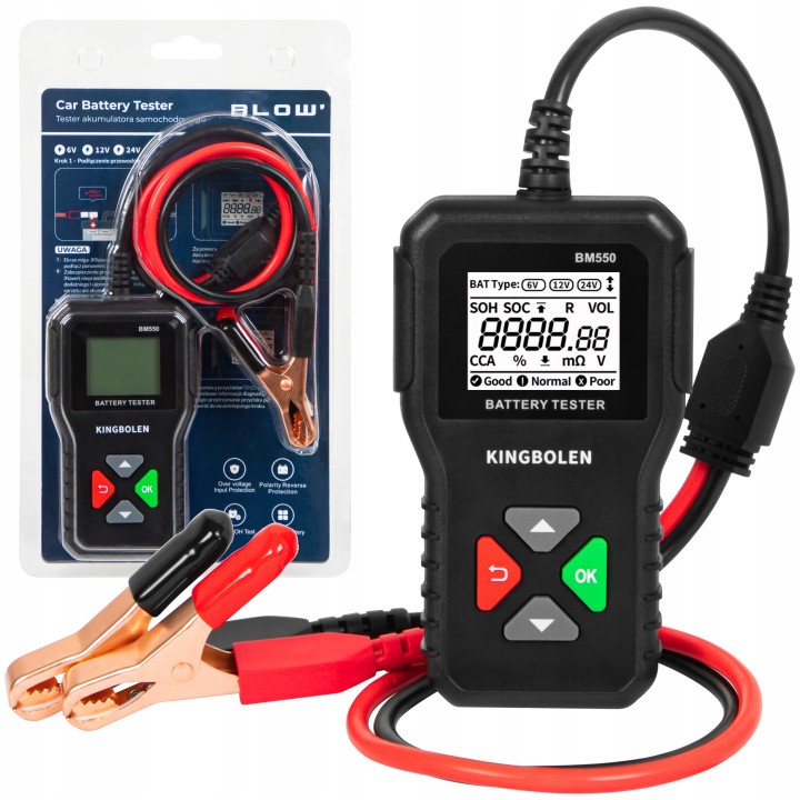 Tester akumulatorów 12V BLOW TA-02