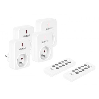 Gniazdo sieciowe sterowane pilotami (4+2)