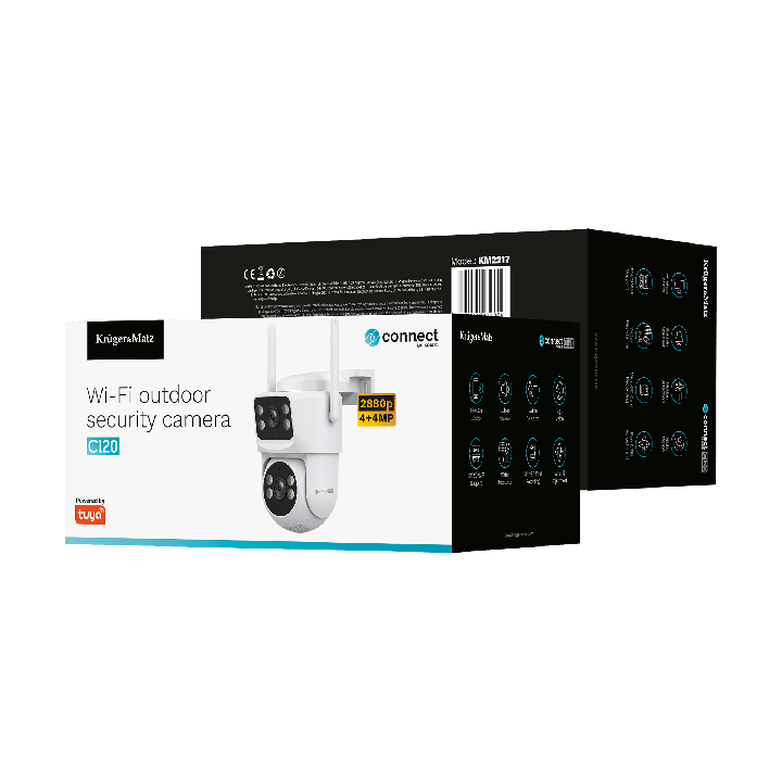 Kamera Wi-Fi zewnętrzna Kruger&Matz Connect C120 Tuya