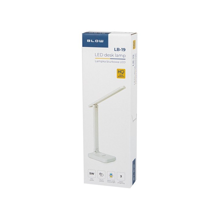 Lampka biurkowa LED LB-19 biała