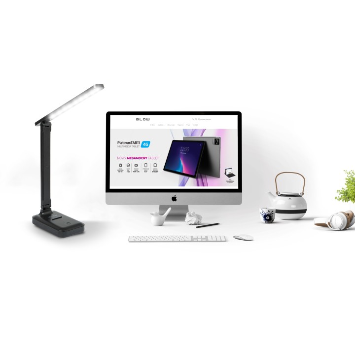 Lampka biurkowa LED LB-19 czarna