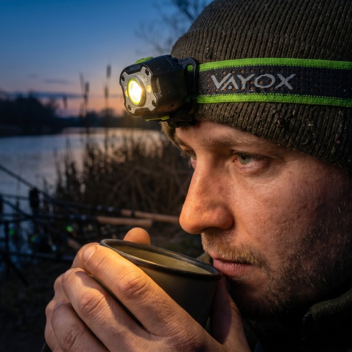 Latarka czołowa akumulatorowa 650lm 200mAh IPX4 VA0452 Vayox
