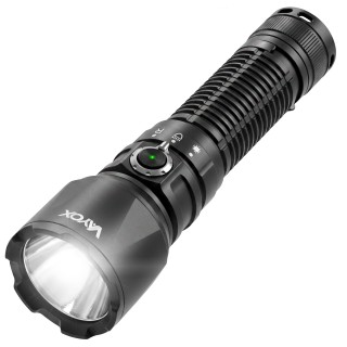 Latarka taktyczna 2000lm światło białe + czerwone + zielony laser VA0457 Vayox