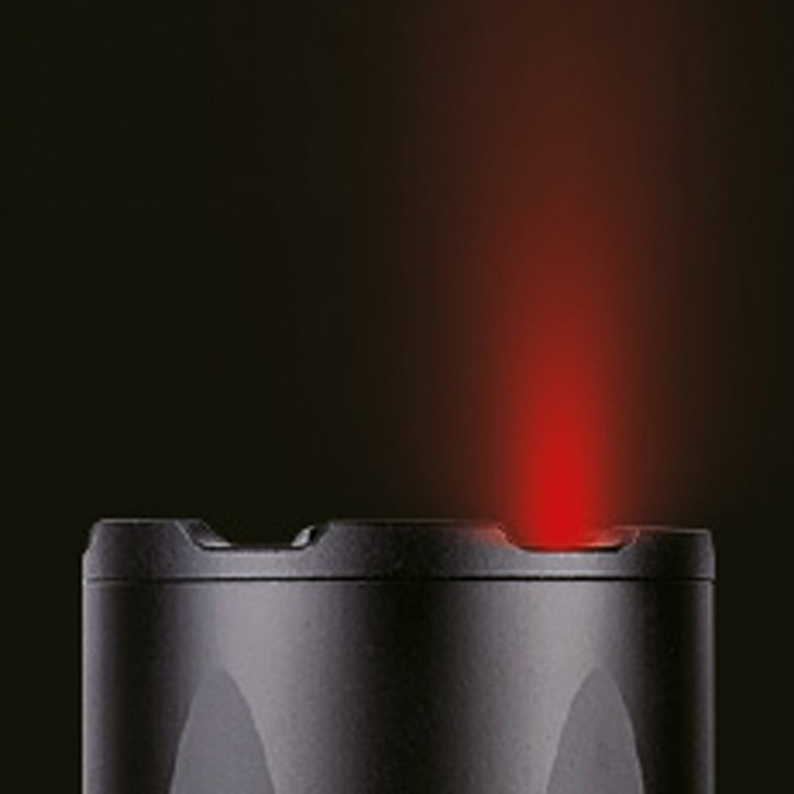 Latarka taktyczna 2000lm światło białe + czerwone + zielony laser VA0457 Vayox