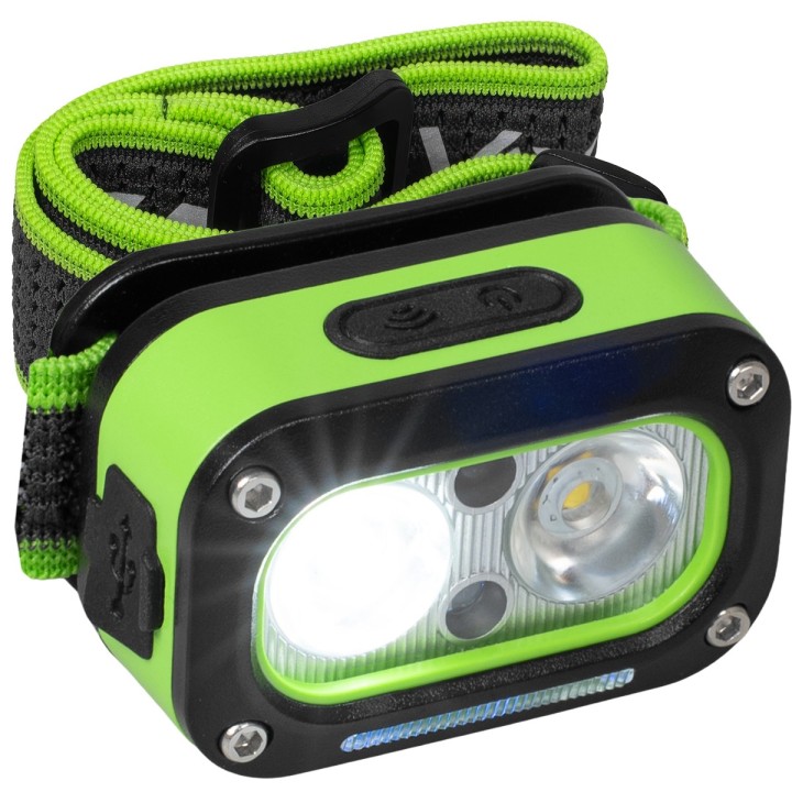 Latarka czołowa akumulatorowa 2x5W 450lm 800mAh VA0453 Vayox