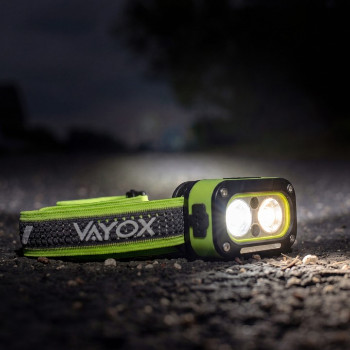 Latarka czołowa akumulatorowa 2x5W 450lm 800mAh VA0453 Vayox