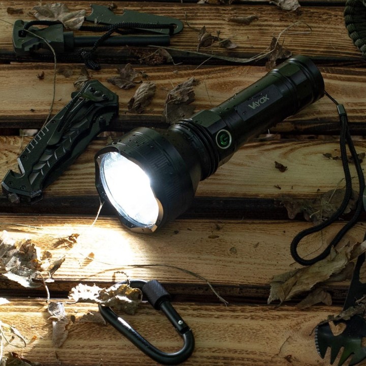 Latarka akumulatorowa taktyczna 1900lm Pro Series VA0109 Vayox