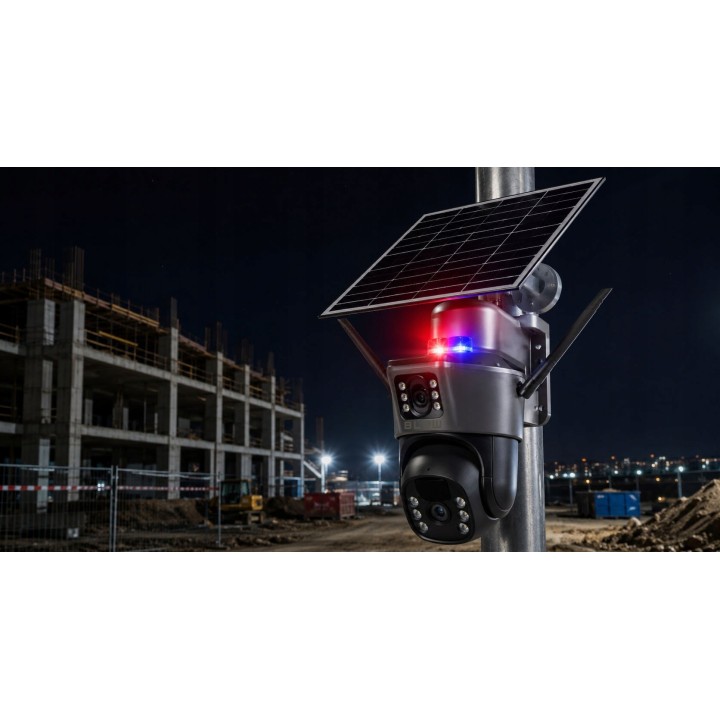 Kamera BLOW 4G PTZ 2x4MP solarna z akumulatorem