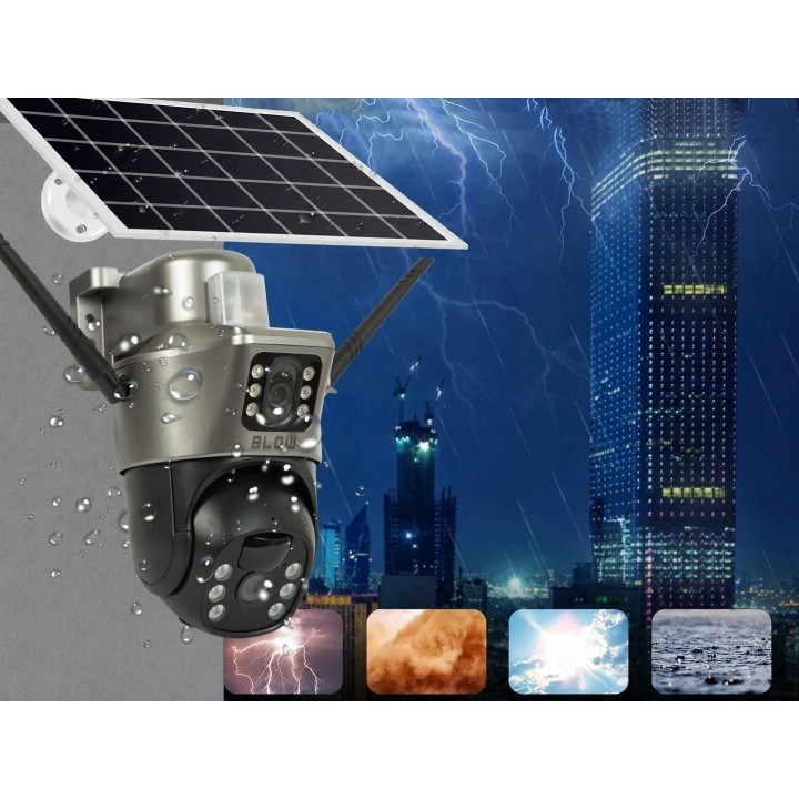 Kamera BLOW 4G PTZ 2x4MP solarna z akumulatorem