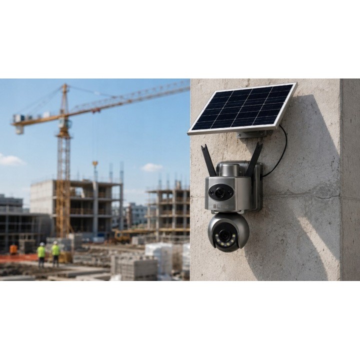 Kamera BLOW 4G PTZ 8MP H-398-AOV DualLens solarna z akumulatorem