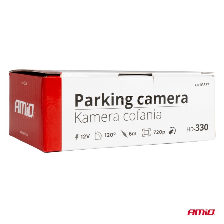 Kamera cofania parkowania HD-330 12v 720p AMIO-03537