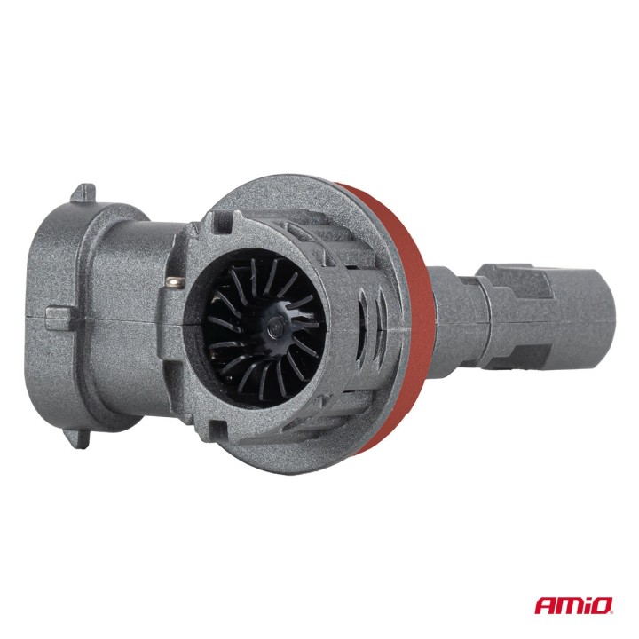 Żarówki samochodowe LEDr z homologacją drogową R37 E-MARK H11 PnP FAN 18W AMIO-05120