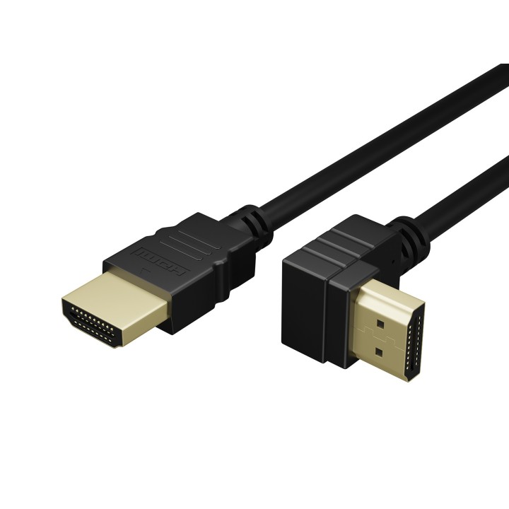 Przyłącze HDMI-HDMI CLASSIC kątowe 1,5m