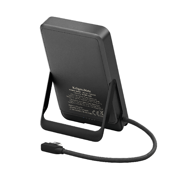 Powerbank Kruger&Matz 10000 mAh Li-pol z funkcją QC oraz PD, certyfikat CCC (kraje Azjatyckie)