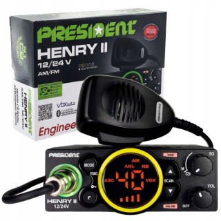RADIO CB President HENRY II ASC 12/24V