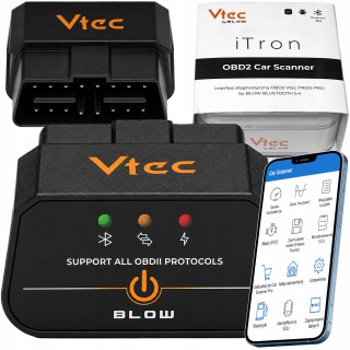Interfejs diagnostyczny OBD2 Vtec iTRON PRO by BLOW BLUETOOTH 5,4