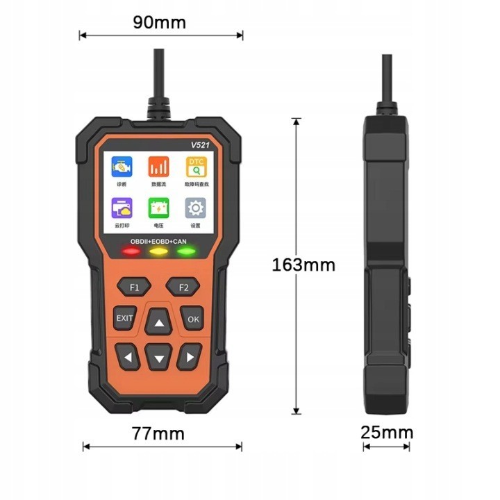 Tester diagnostyczny OBD2 BLOW ręczny