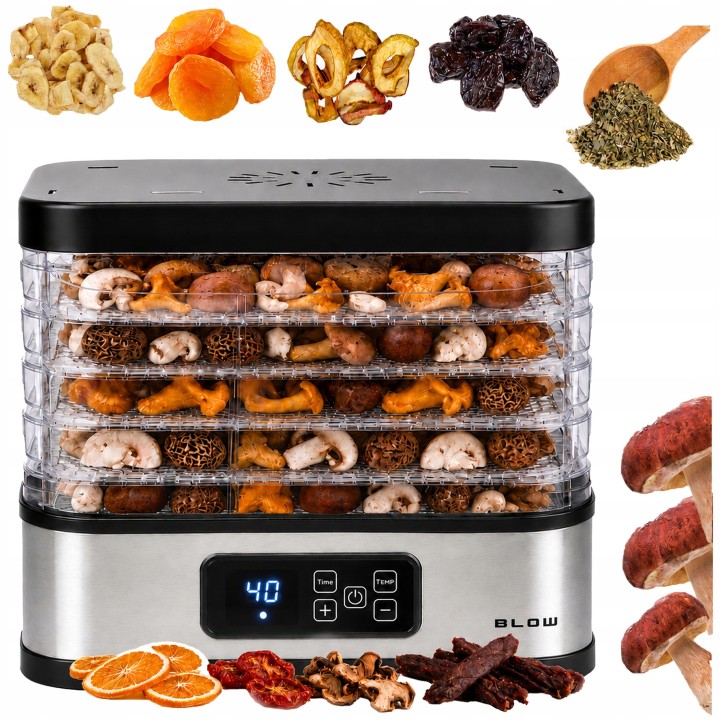 Suszarka do grzybów, warzyw i owoców 400W FD-03 LCD